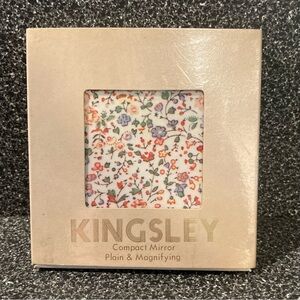 NIB Vintage KINGSLEY Compact folding Mirror
Plain & Magnifying